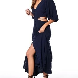 Young, Fabulous & Broke HIGH TEA Dress. French Navy. NWT size S.